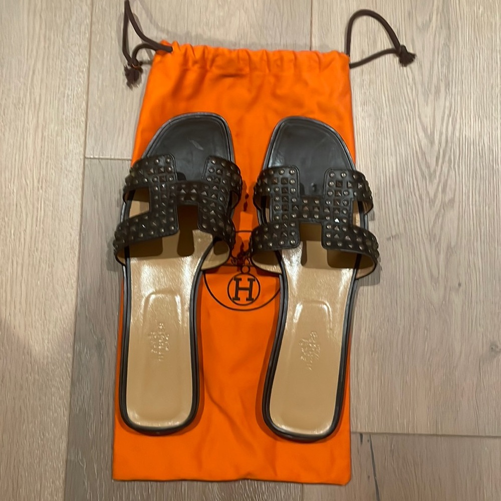 Hermes Santorini Sandal size 40